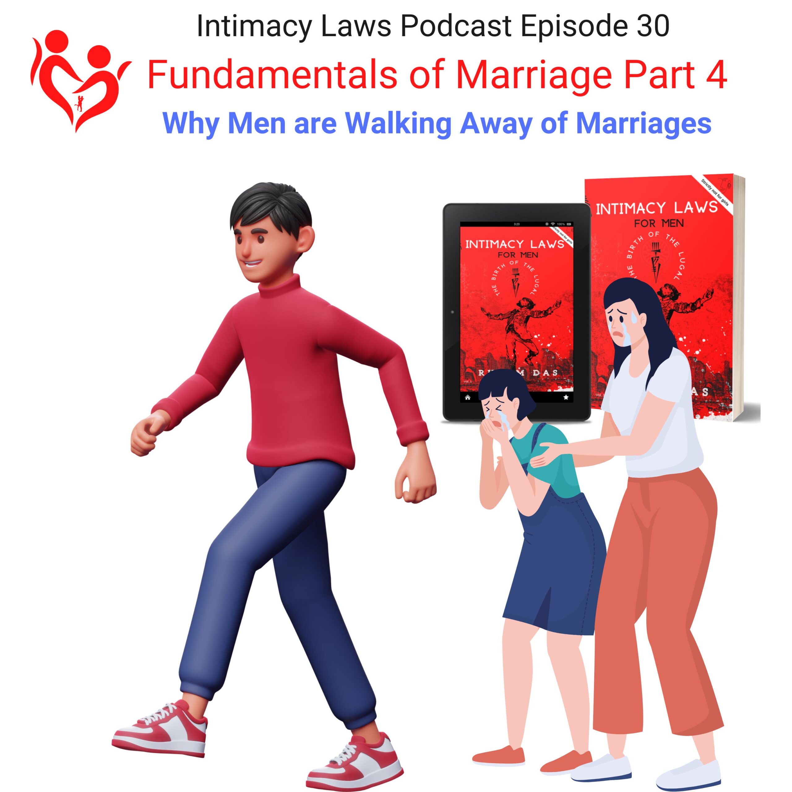 Intimacy Laws Podcast Episode 30 Fundamentals of Marriage Part 4 Why Men are Walking Away of Marriages