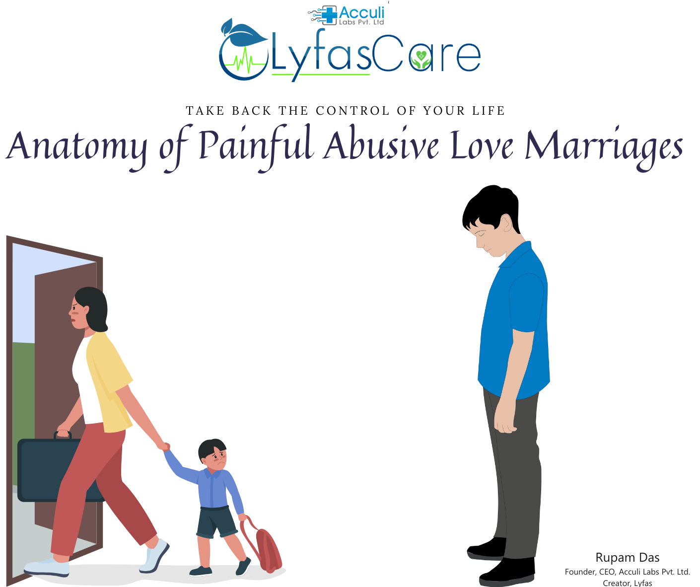 Anatomy of Painful Abusive Love Marriages Rupam Acculi Lyfas Care. How love marriages turn into abusive marriages? Why 73% of all divorces are filled by women? Can a broken marriage be fixed? Identify abusive marriage anatomy.