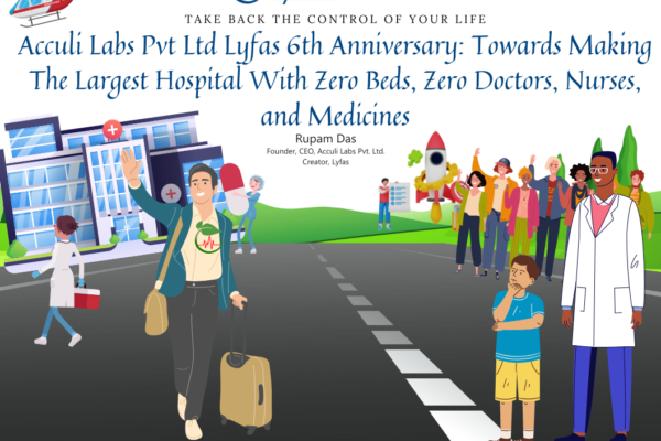 Acculi Labs Pvt Ltd Lyfas 6th Anniversary: Towards Making The Largest Hospital With Zero Beds, Zero Doctors, Nurses, and Medicines